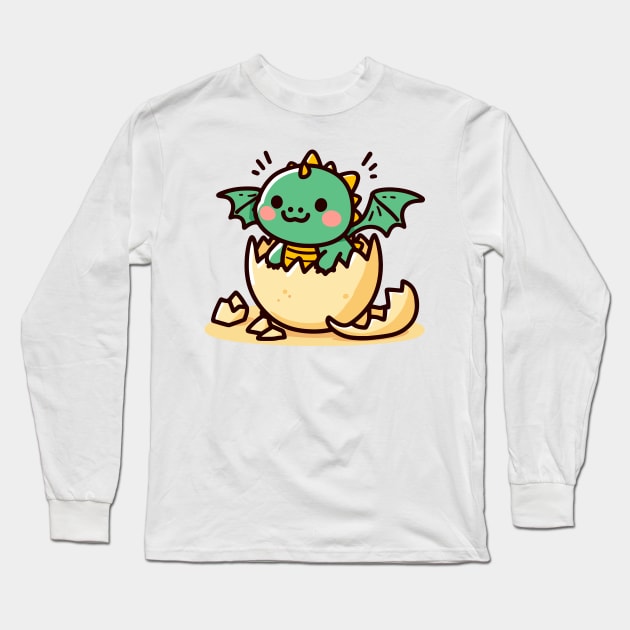 Dragon Baby Long Sleeve T-Shirt by ALNS